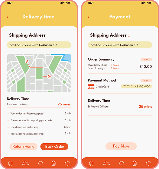 Driver App Interface